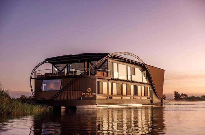 Solar Powered Houseboat launches on The Chobe River